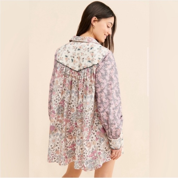 Free people my time shirt dress excellent condition - Picture 2 of 7